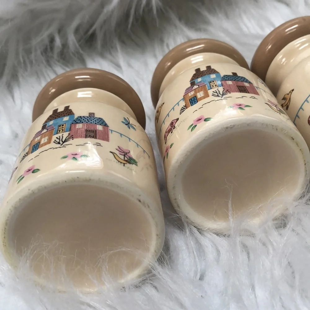 VTG Spice jar 3pc - Picture 2 of 5